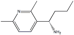 (1S)-1-(2,6-DIMETHYL(3-PYRIDYL))BUTYLAMINE 结构式