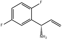(1S)-1-(2,5-DIFLUOROPHENYL)PROP-2-ENYLAMINE 结构式