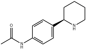 (R)-N-(4-(piperidin-2-yl)phenyl)acetamide 结构式