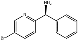 (S)-(5-bromopyridin-2-yl)(phenyl)methanamine 结构式