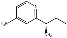 (S)-2-(1-aminopropyl)pyridin-4-amine 结构式