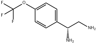 (1R)-1-[4-(TRIFLUOROMETHOXY)PHENYL]ETHANE-1,2-DIAMINE 结构式