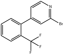 2-Bromo-4-(2-trifluoromethylphenyl)pyridine 结构式