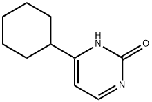 2-Hydroxy-4-(cyclohexyl)pyrimidine 结构式