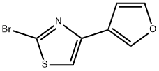 2-Bromo-4-(3-furyl)thiazole 结构式