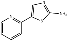 5-(2-pyridinyl)-2-Thiazolamine 结构式