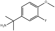 2-(3-氟-4-甲氧基苯基)丙-2-胺 结构式