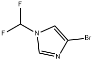 4-溴-1-(二氟甲基)-1H-咪唑 结构式