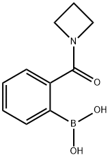 [2-(azetidine-1-carbonyl)phenyl]boronic acid 结构式