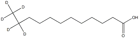 Dodecanoic-11,11,12,12,12-d5 Acid 结构式