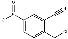 Benzonitrile, 2-(chloromethyl)-5-nitro- 结构式