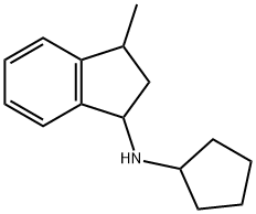 环戊基-(3-甲基-茚-1-基)-胺 结构式