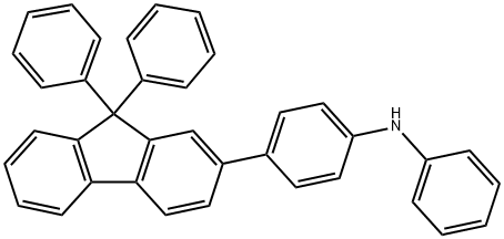 -(9,9-二苯基-9H-芴-2-基)-N-苯胺 结构式