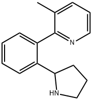 2-(2-(pyrrolidin-2-yl)phenyl)-3-methylpyridine 结构式