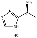 (S)-1-(4H-[1,2,4]-triazol-3-yl)ethylamine hydrochloride 结构式