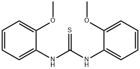 1,3-双(2-甲氧基苯基)硫脲 结构式