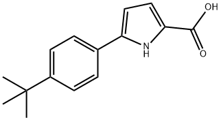 5-(4-(tert-butyl)phenyl)-1H-pyrrole-2-carboxylicacid 结构式