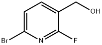6-溴-2-氟-3-吡啶甲醇 结构式