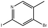 4-溴-2-碘-5-甲基吡啶 结构式