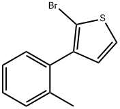 2-Bromo-3-(2-tolyl)thiophene 结构式