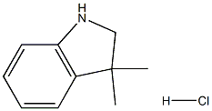 3,3-DIMETHYLINDOLINE HCL 结构式