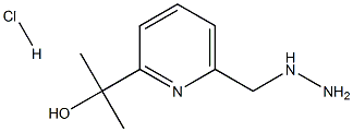 2-(6-(Hydrazinylmethyl)pyridin-2-yl)propan-2-ol hydrochloride 结构式