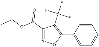 ethyl 5-phenyl-4-(trifluoromethyl)isoxazole-3-carboxylate 结构式