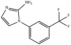 1-(3-(trifluoromethyl)phenyl)-1H-imidazol-2-amine 结构式