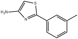 4-Amino-2-(3-tolyl)thiazole 结构式