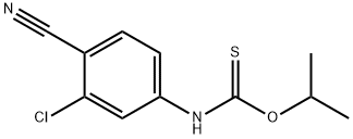 N-(3-chloro-4-cyanophenyl)(propan-2-yloxy)carbothioamide 结构式