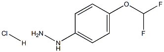 4-(二氟甲氧基)苯基]肼盐酸 结构式