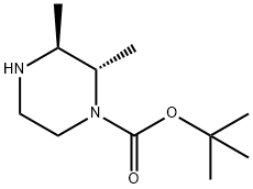 (2S,3S)-2,3-二甲基哌嗪-1-羧酸叔丁酯 结构式