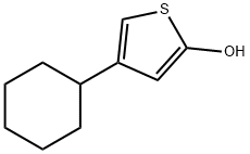 2-Hydroxy-4-(cyclohexyl)thiophene 结构式