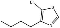 5-Bromo-4-(n-butyl)thiazole 结构式