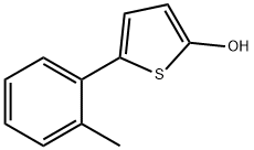 2-Hydroxy-5-(2-tolyl)thiophene 结构式