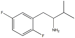 1-(2,5-DIFLUOROPHENYL)-3-METHYLBUTAN-2-AMINE 结构式
