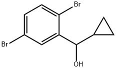 cyclopropyl(2,5-dibromophenyl)methanol 结构式