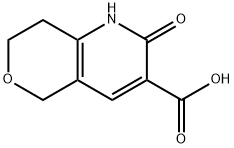2-氧代-2,5,7,8-四氢-1H-吡喃[4,3-B]吡啶-3-羧酸 结构式