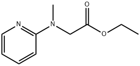 N-甲基-N-(2-吡啶基)甘氨酸乙酯 结构式
