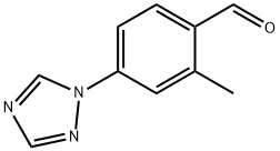 2-甲基-4-(1H-1,2,4-三唑-1-基)苯甲醛 结构式