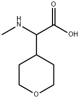 2-(methylamino)-2-(oxan-4-yl)acetic acid 结构式