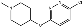 3-氯-6-[(1-甲基哌啶-4-基)氧基]吡嗪 结构式