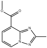 methyl 2-methyl-[1,2,4]triazolo[1,5-a]pyridine-8-carboxylate 结构式