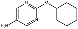 2-(CYCLOHEXYLOXY)PYRIMIDIN-5-AMINE 结构式