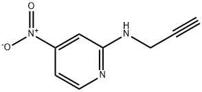 4-nitro-N-(prop-2-yn-1-yl)pyridin-2-amine 结构式
