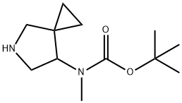 tert-butyl methyl(5-azaspiro[2.4]heptan-7-yl)carbamate 结构式