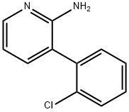 3-(2-CHLOROPHENYL)PYRIDIN-2-AMINE 结构式