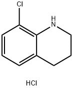 8-氯-1,2,3,4-四氢喹啉盐酸盐 结构式