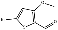 5-溴-3-甲氧基噻吩-2-甲醛 结构式