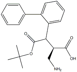 Boc-(R)-3-([1,1'-biphenyl]-2-yl)-2-(aminomethyl)propanoicacid 结构式